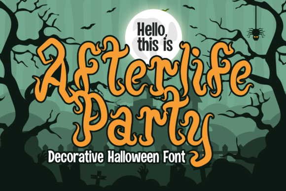 Afterlife Party: A Joyful Display Font for Handmade Creators