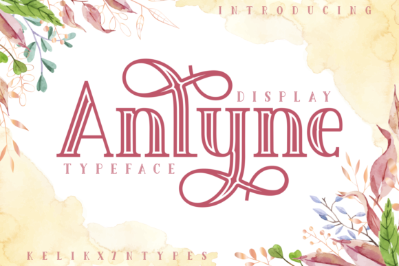 Anlyne: A Bold Display Font for Web Design