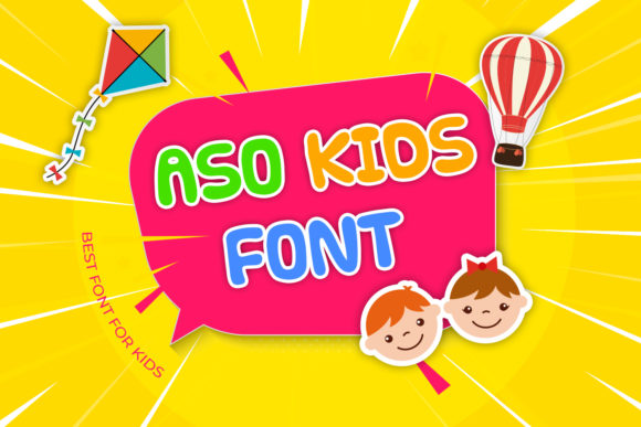Aso Kids Font for Web Design
