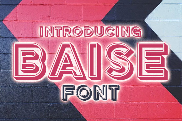 Baise: A Retro Display Font for Web Design