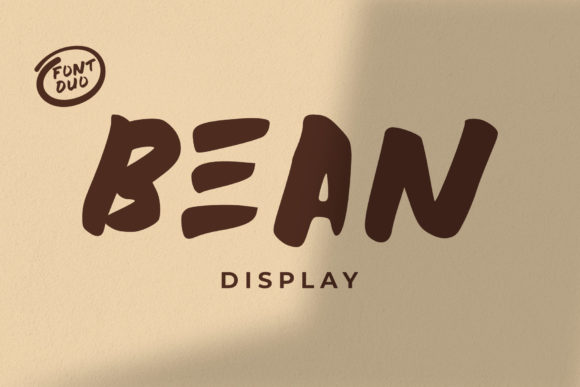 Bean: A Bold, Chunky Display Typeface for Editorial Impact