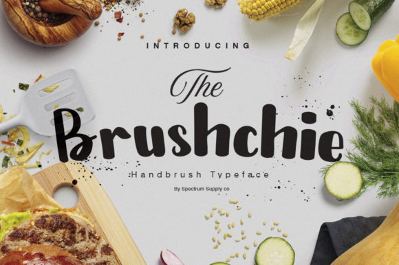 Brushchie: A Display Font That Commands Attention
