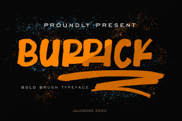Burrick: A Bold Display Font for Campaigns