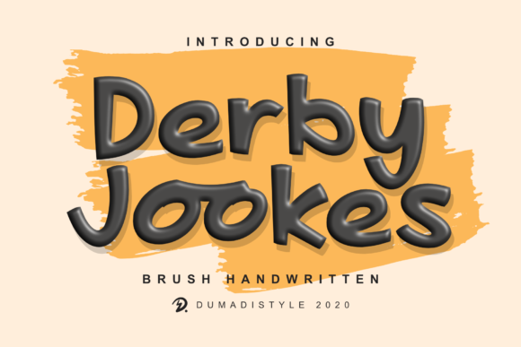 Derby Jookes: A Playful Display Font That Builds Brand Warmth