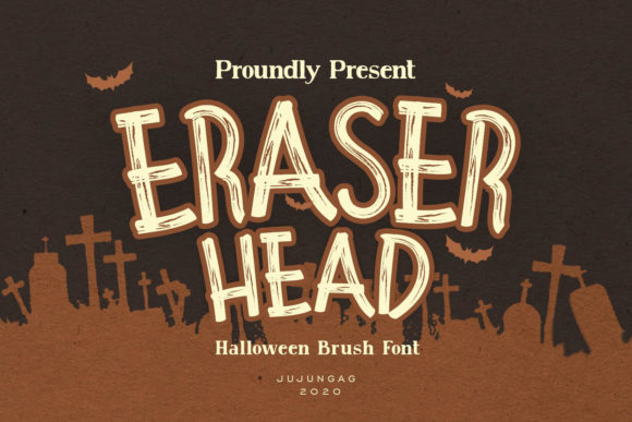 Eraser Head: A Halloween Font for Creative Campaigns