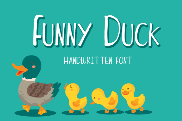 Funny Duck Font for Creative Design