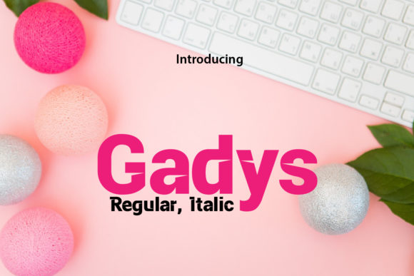 Gadys: A Futuristic Font for Creative Projects