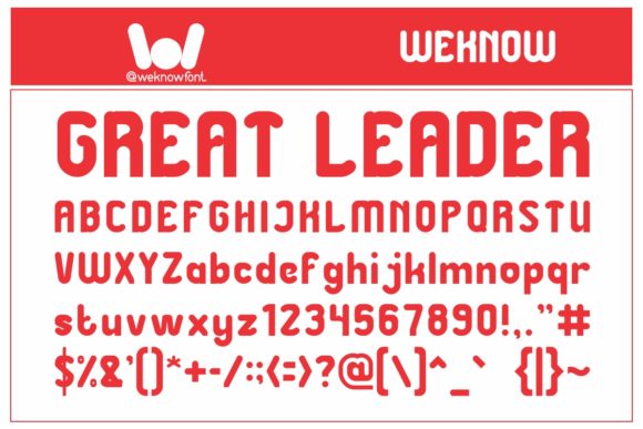 Great Leader Font for Business