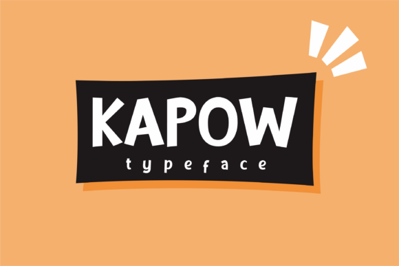 Kapow Display Font for Handmade Creators