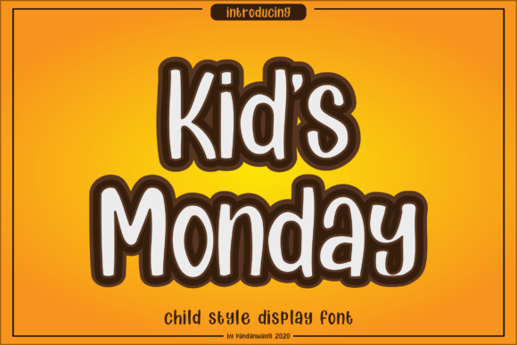 Kids Monday: A Fun Display Font for Web Design
