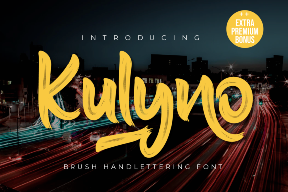 Kulyno: A Flowing Display Font