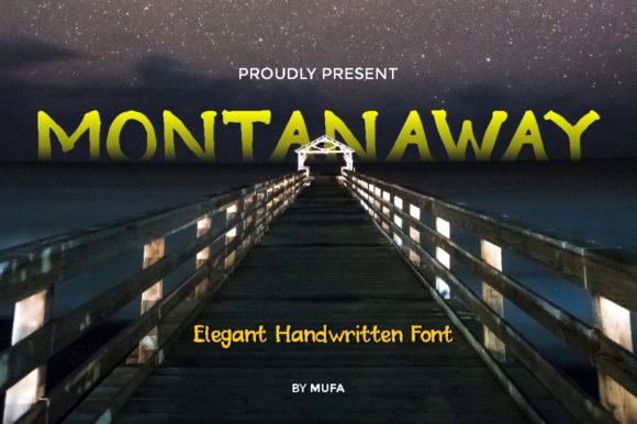 Montanaway Font: Elegant Display for Creative Projects