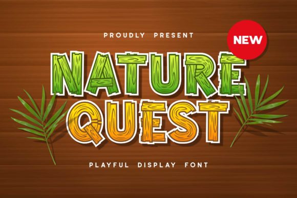 Nature Quest Font for Creative Design