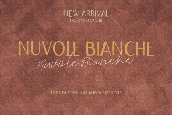 Nuvole Bianche: Elegant Display Font