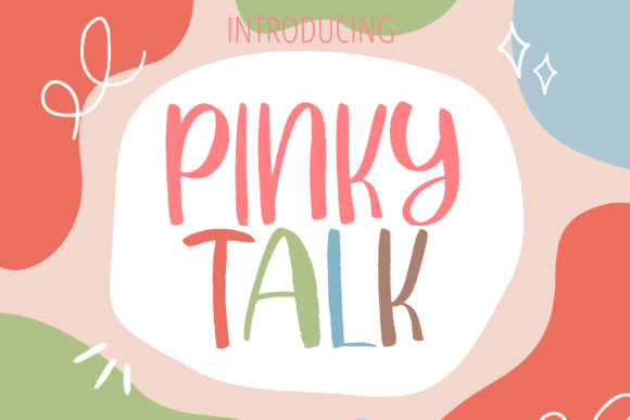 Pinky Talk Font for Creative Design