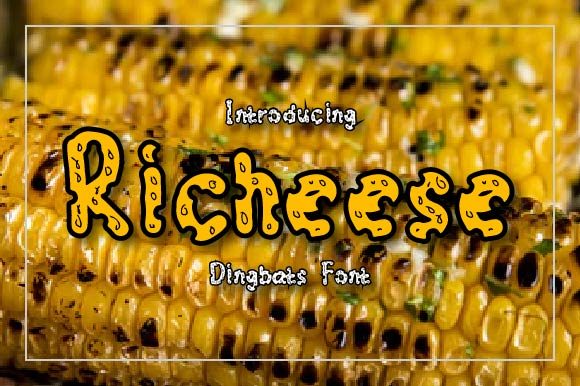 Richeese: A Quirky Display Font