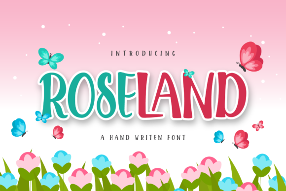 Roseland Font: Bold & Cute for Business