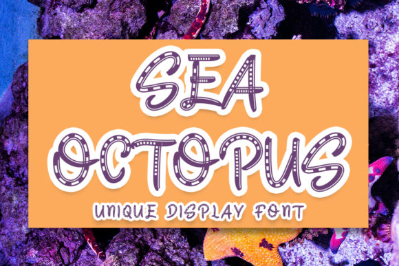 Sea Octopus: A Creative Font for Makers