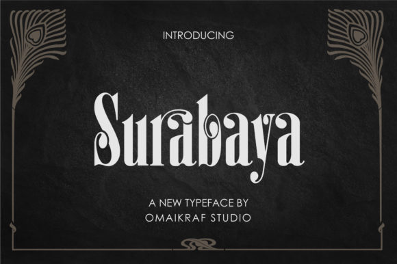 Surabaya: A Bold Display Font for Web Design
