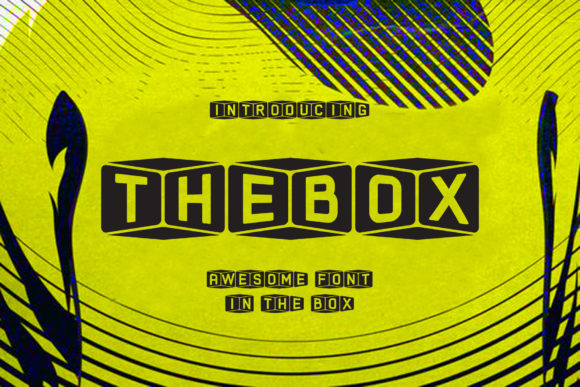 The Box: A Bold Display Font