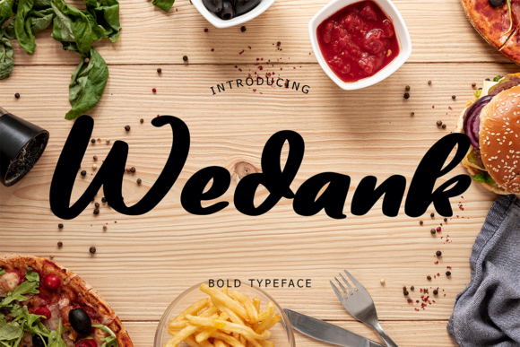 Wedank Font for Bold Editorial Design
